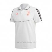 Camiseta Polo del Juventus 2019-2020 Blanco y Negro