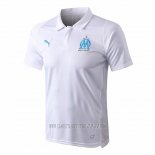 Camiseta Polo del Olympique Marsella 2018-2019 Blanco
