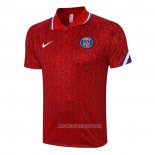 Camiseta Polo del Paris Saint-Germain 2020-2021 Rojo