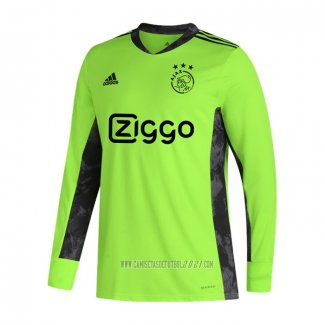 Camiseta del Ajax Portero Manga Larga 2020-2021 Verde