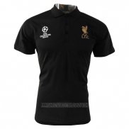 Camiseta Polo del Liverpool UEFA 2019-2020 Negro