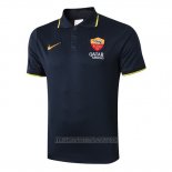 Camiseta Polo del Roma 2019-2020 Azul