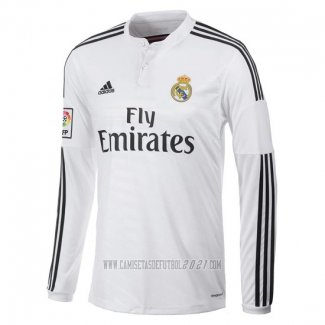 Camiseta del Real Madrid Primera Manga Larga Retro 2014-2015