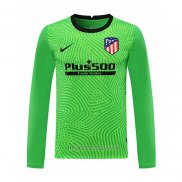 Camiseta del Atletico Madrid Portero Manga Larga 2020-2021 Verde