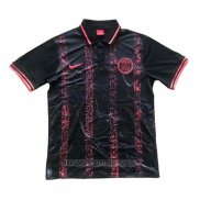 Camiseta Polo del Paris Saint-Germain 2019-2020 Negro y Rosa