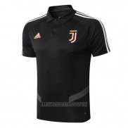 Camiseta Polo del Juventus 2019-2020 Negro y Gris