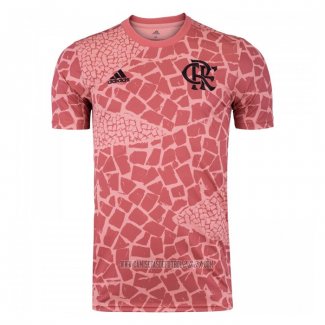 Camiseta Pre Partido del Flamengo 2020-2021 Rosa