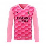 Camiseta del AC Milan Portero Manga Larga 2020-2021 Rosa