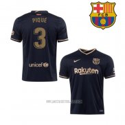 Camiseta del Barcelona Jugador Pique Segunda 2020-2021