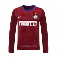 Camiseta del Inter Milan Portero Manga Larga 2020-2021 Rojo