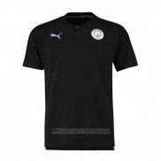 Camiseta Polo del Manchester City 2019-2020 Negro