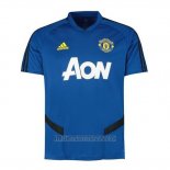 Camiseta de Entrenamiento Manchester United 2019-2020 Azul