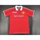 Camiseta del Manchester United Primera Retro 1998-1999