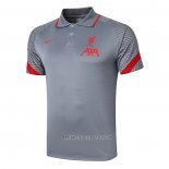 Camiseta Polo del Liverpool 2020-2021 Gris