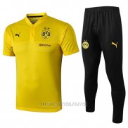 Conjunto Polo Borussia Dortmund 2019-2020 Amarillo