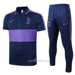 Conjunto Polo Tottenham Hotspur 2020-2021 Purpura