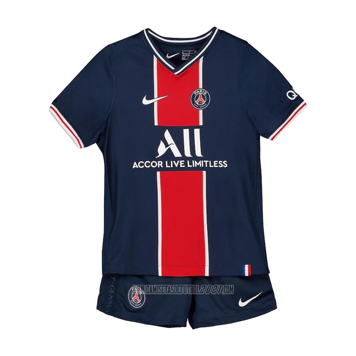 Camiseta del Paris Saint-Germain Primera Nino 2020-2021 - Replicas camisetas de futbol 2020 2021
